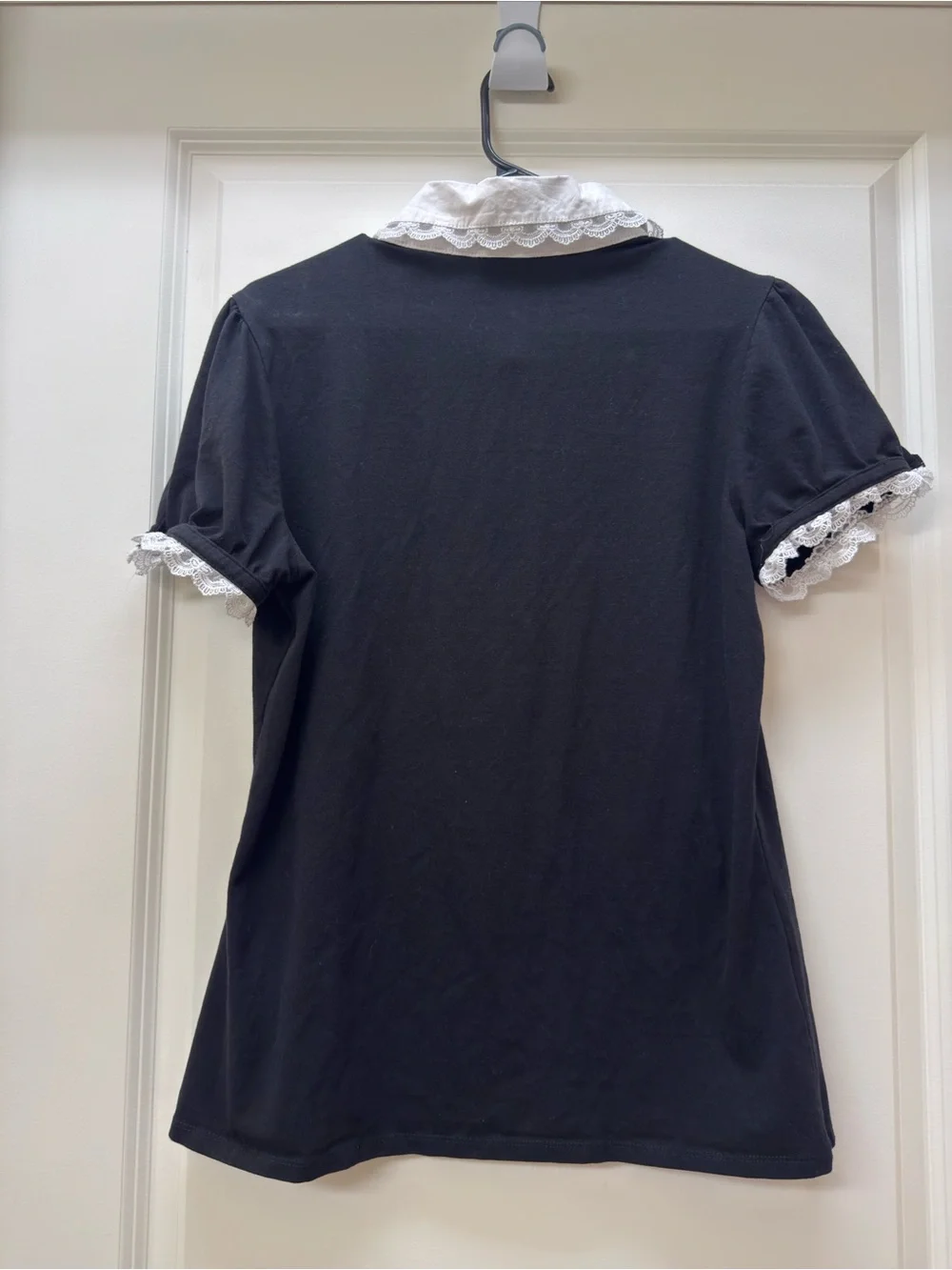 Kuromi Black Polo Top